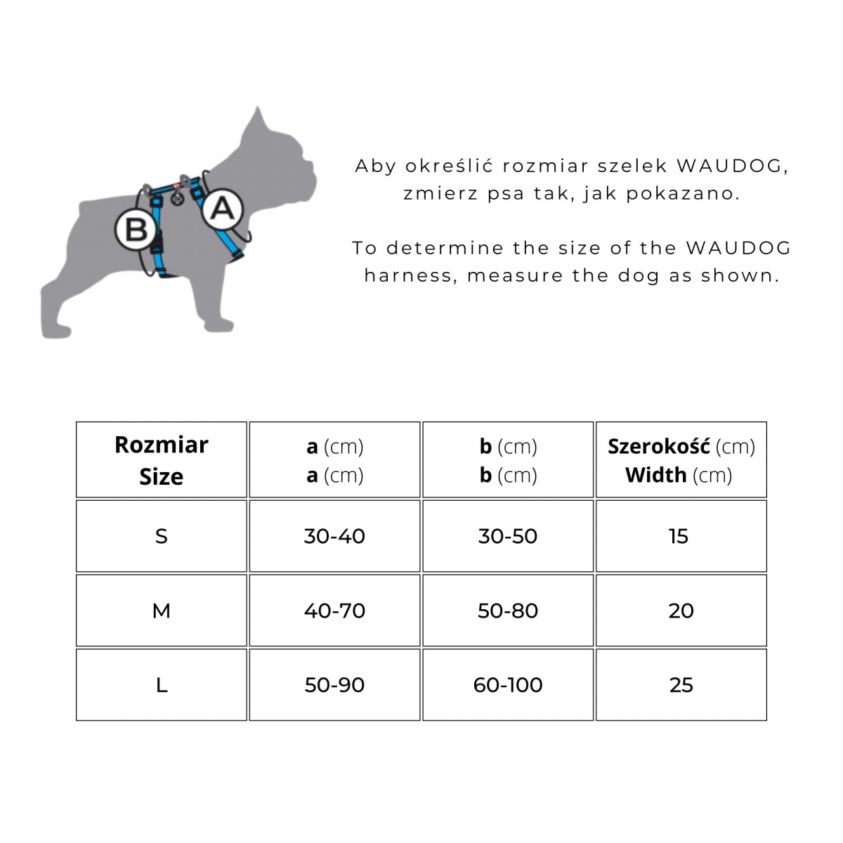 Szelka dla psów ma anatomiczny kształt litery H WAUDOG Nylon z paszportem QR, rysunek «Lato» 