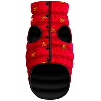 Kurtka dla psów WAUDOG Clothes, rysunek "Superman czerwony"