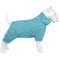 Wodoodporny płaszcz WAUDOG Clothes przeciwdeszczowy dla psów, niebieski
