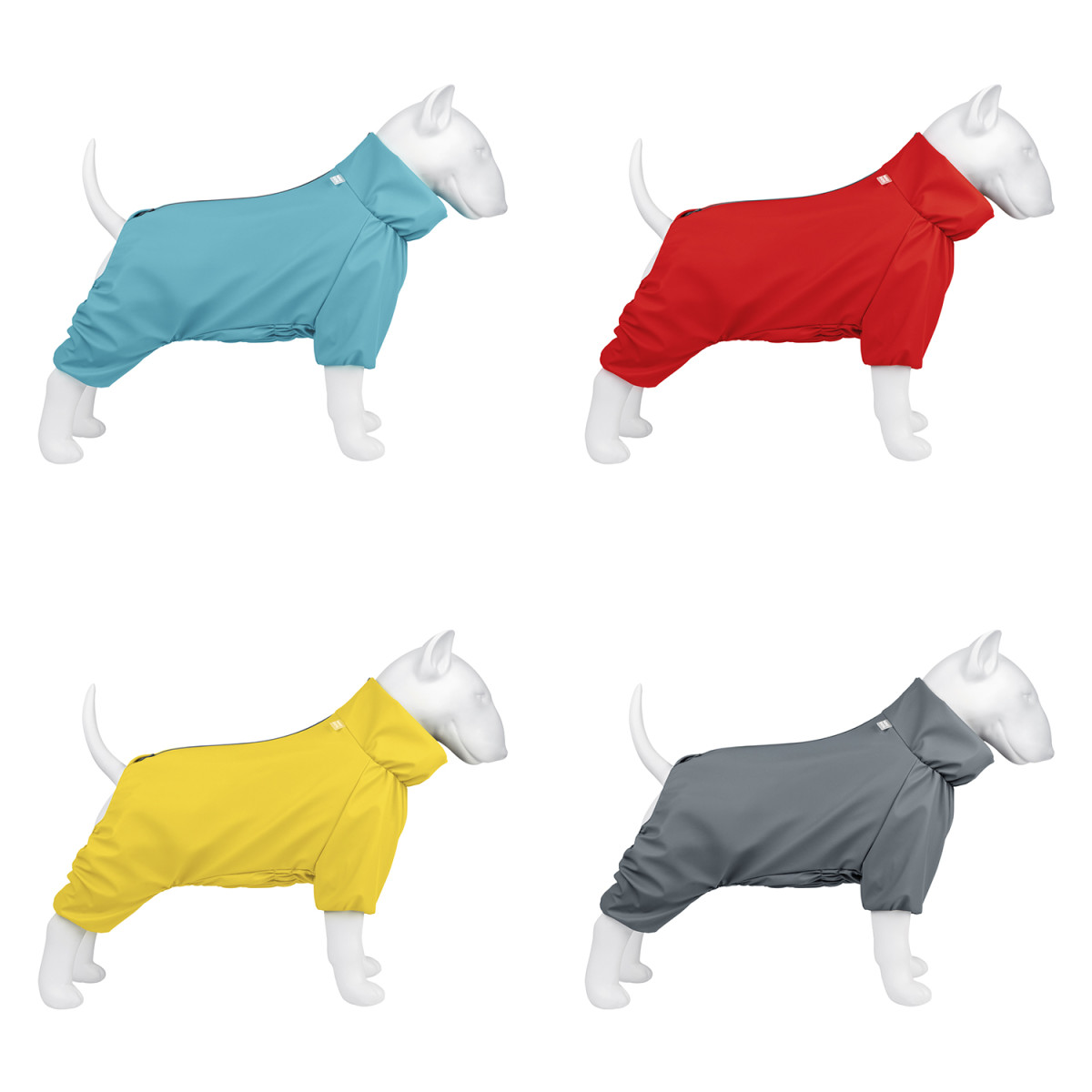 Wodoodporny płaszcz WAUDOG Clothes przeciwdeszczowy dla psów, żółty Wodoodporny płaszcz WAUDOG Clothes przeciwdeszczowy dla psów, żółty