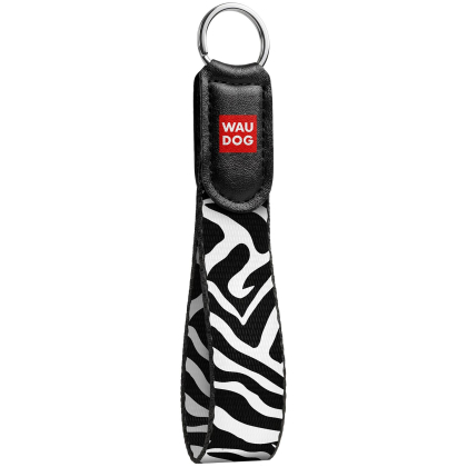 Brelok do kluczy WAUDOG Family nylonowa z wzorem "Zebra"