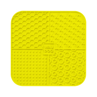 Mata do lizania WAUDOG Silicone, 190x190x10 mm, żółta