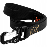 Smycz dla psów COLLAR EVOLUTOR szerokość 25 mm – NAJMOCNIEJSZA SMYCZ, czarna 