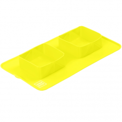 Miska składana WAUDOG Silicone 38,5х23х5 cm, żółta