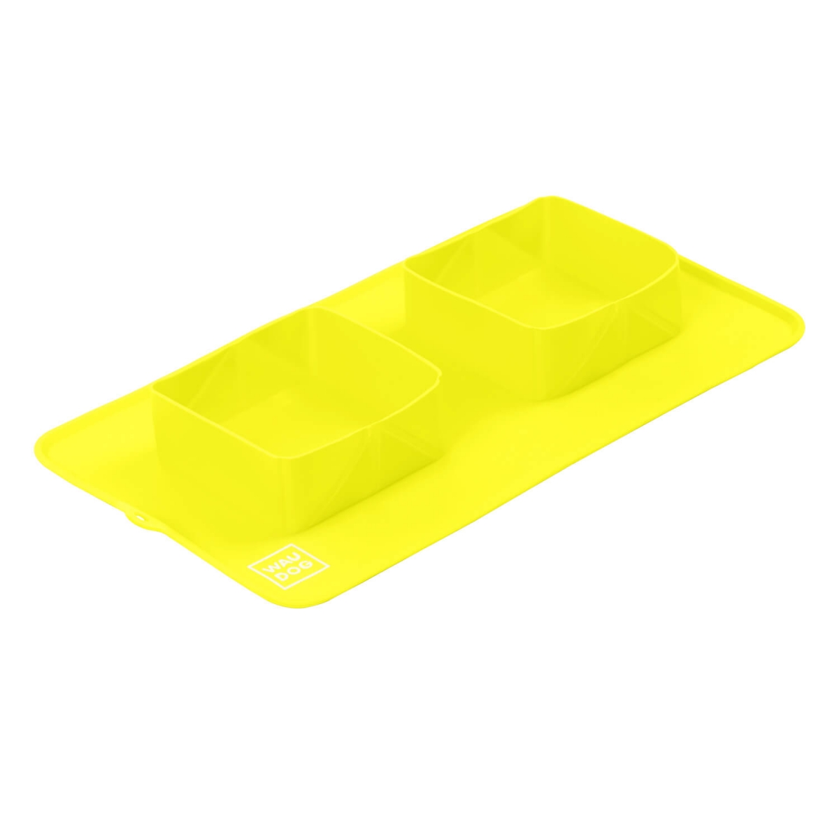 Silicone miska składana 38,5х23х5 cm żółta