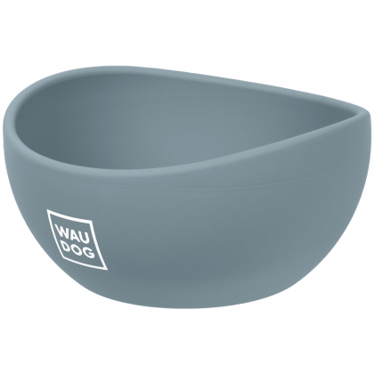 Miska silikonowa WAUDOG Silicone 250 ml, szara