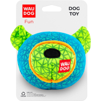 Zabawka dla psa WAUDOG Fun, "Niedźwiedź", Niebieska