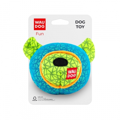 Zabawka dla psa WAUDOG Fun, "Niedźwiedź", Niebieska