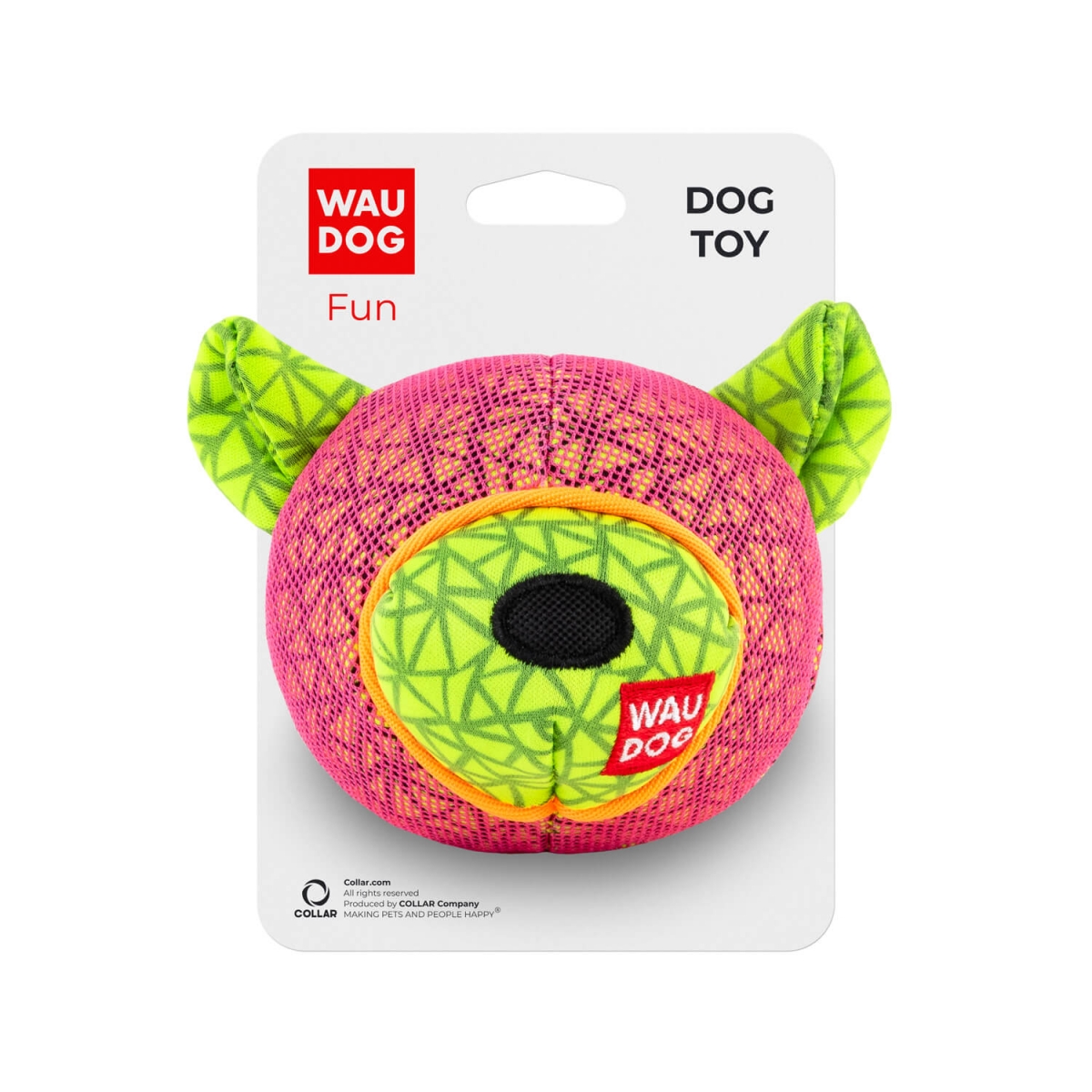 Zabawka dla psa WAUDOG Fun, "Miś", Różowa