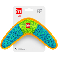 Zabawka dla psa WAUDOG Fun, "Bumerang", Niebieska