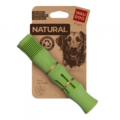 Zabawka dla psa WAUDOG Fun Natural Stick, biodegradowalna guma, średnica 3 cm, długość 18 cm