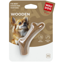 Zabawka dla psa Rog do gryzienia WAUDOG Fun Wooden, drewno, polimer, rozmiar XS