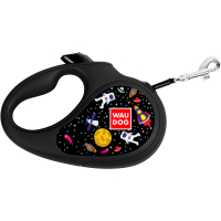 Smycz automatyczna dla psa WAUDOG R-leash, rysunek "NASA"